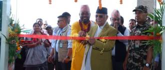 प्रधानमन्त्रीद्वारा जीवन विकास सामुदायिक अस्पतालको उद्‌घाटन