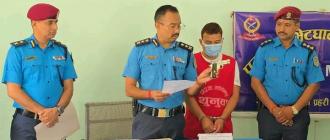 सिरानीमुनि पेस्तोल र गोठमा लुकाइएको गोलीसहित एक पक्राउ