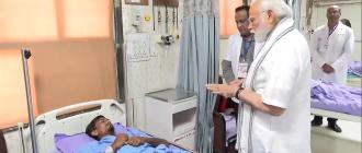 मोदीले भेटे विमान दुर्घटनाका घाइते, घट्नाको पारदर्शी अनुसन्धान गर्ने प्रतिबद्धता