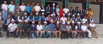 यँयाः (इन्द्रजात्रा)को लागि यःसिं लिन मानन्धर अगुवाहरू वन प्रस्थान