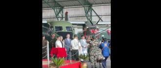 अमेरिकी दूतावासद्वारा स्काई ट्रक र एयर एम्बुलेन्स नेपाली सेनालाई हस्तान्तरण
