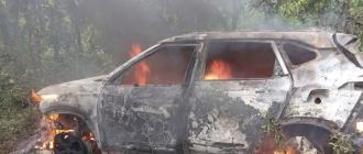 जङ्गलभित्र कार जलेको अवस्थामा फेला  जङ्गलभित्र कार जलेको अवस्थामा फेला