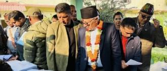 डा‍‍. शेखर कोइरालाले गराए मोरङ-६ मा मनोनयन दर्ता