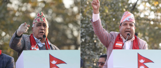 कांग्रेस नेता चन्द्र भण्डारी र सुनील शर्माले छाडे विशेष महाधिवेशनस्थल