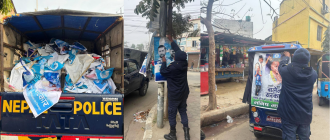 जनकपुरधाममा आचारसंहिता उल्लङ्घन गर्ने १५०० बढी सामग्री हटाइयो