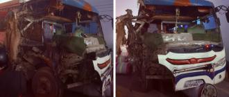 रुपन्देहीमा स्कुल बस र ट्याक्टर ठोक्किँदा २१ जना विद्यार्थी घाइते रुपन्देहीमा स्कुल बस र ट्याक्टर ठोक्किँदा २१ जना विद्यार्थी घाइते