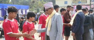 सिंहदेवी एकेडेमीमा १५ दिने स्पोर्ट मिट तथा फुड फेस्टिबल सुरु ः भलिबलमा सिंहदेवी एकेडेमी प्रथम, लक्ष्मी मा.वि. द्वितीय