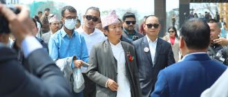 सरकारलाई रचनात्मक तथा आलोचनात्मक सहयोग गर्ने हर्क साम्पाङको प्रतिबद्धता