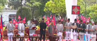 नवनियुक्त मन्त्रीहरूले लिए पद तथा गोपनीयताको शपथ