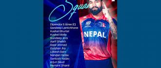 दीपेन्द्रको कप्तानीमा यूएईविरुद्ध टी–२० खेल्ने टोली घोषणा