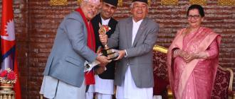 चलचित्र उद्योगले नेपालको अर्थतन्त्रको विकासमा योगदान पुर्याउन सक्छ : राष्ट्रपति चलचित्र उद्योगले नेपालको अर्थतन्त्रको विकासमा योगदान पुर्याउन सक्छ : राष्ट्रपति