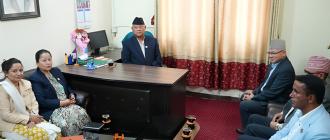 कांग्रेस संसदीय दलको कार्यालयमा विपक्षी दलको बैठक