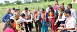 भारतको सहयोगमा झापामा विद्यालय भवन निर्माण सुरू