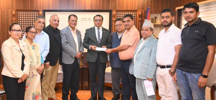 कांग्रेसद्वारा राहत कोषमा १ करोड रुपैयाँ आर्थिक सहयोग प्रदान कांग्रेसद्वारा राहत कोषमा १ करोड रुपैयाँ आर्थिक सहयोग प्रदान