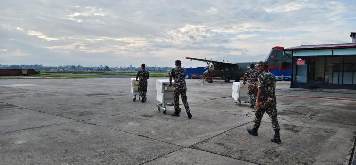 रसुवामा हैजाविरुद्धको २१ हजार डोज खोप पठाइयो